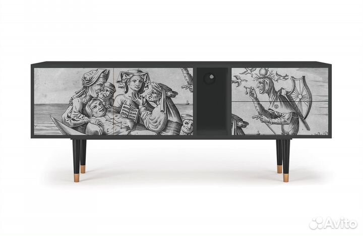 Тв-тумба T1 - Антрацит - Blau Schuyte