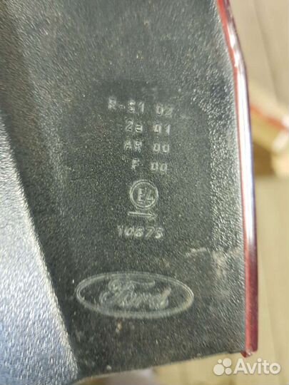 Задний правый фонарь форд фьюжн