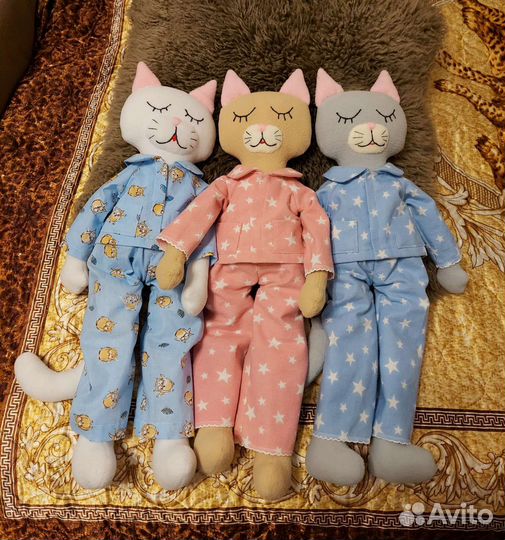 Текстильная игрушка Кот Сплюшка