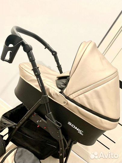 Коляска verdi sonic 3 в 1 эко кожа новая