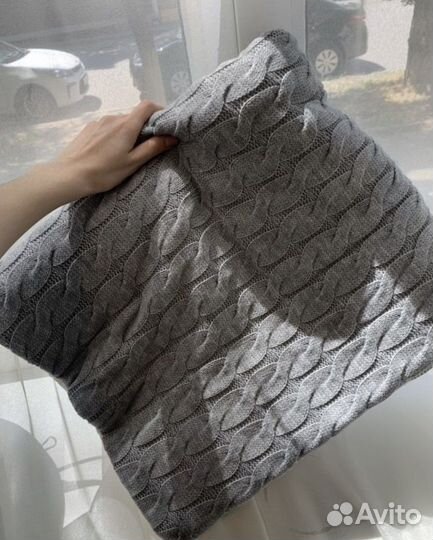 Плед детский вязаный