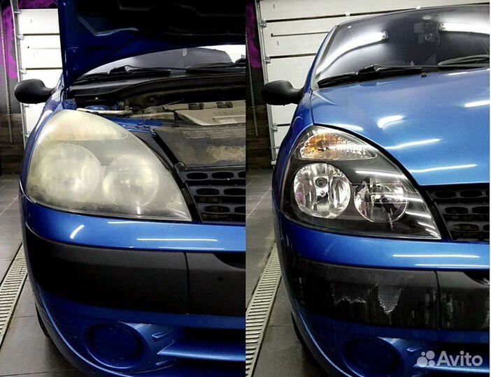 Полировка фар и кузова