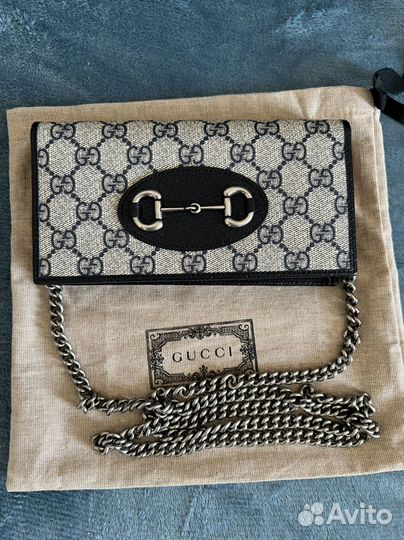 Клатч сумка на цепочке Gucci