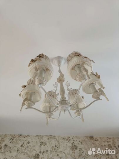 Люстра потолочная италия бу