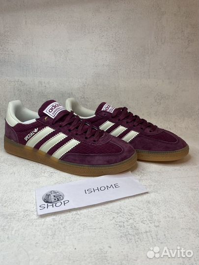 Кеды Adidas Handball Spezial бордовые