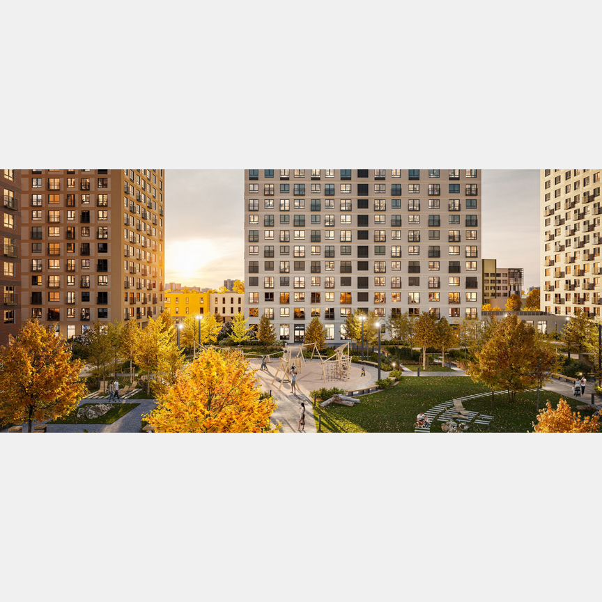 2-к. квартира, 61,1 м², 3/32 эт.