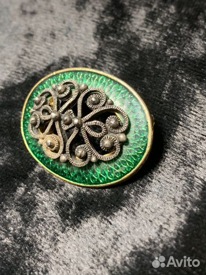 Винтажная советская брошь
