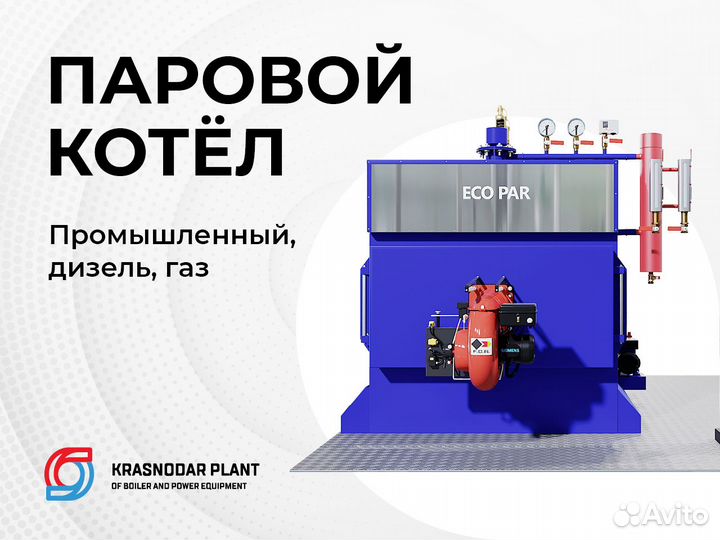 Паровой котел ECO-PAR 250 кг пара/час