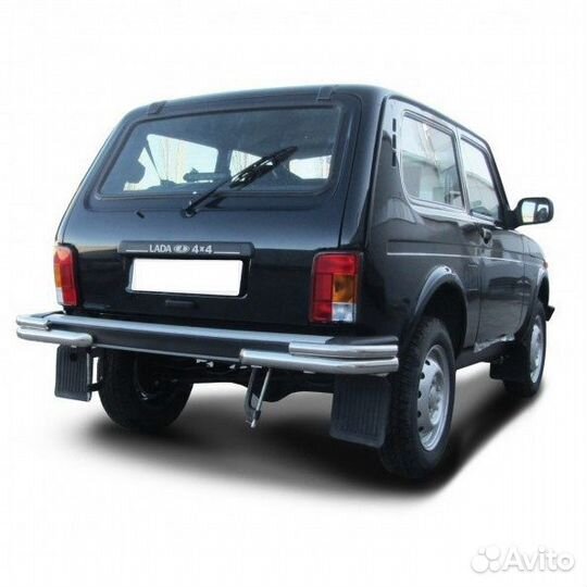 Защита заднего бампера Ваз 21213 (niva) 3 дв