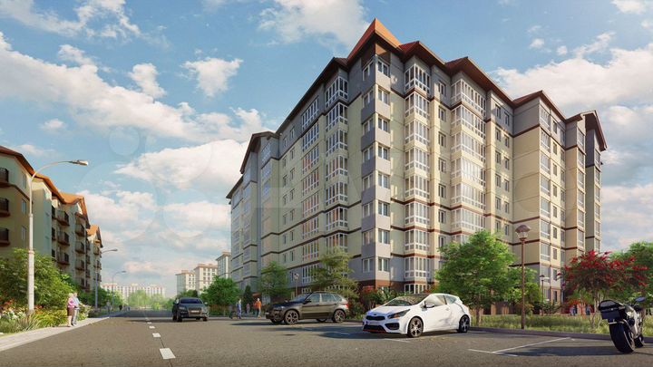 2-к. квартира, 49,5 м², 8/9 эт.