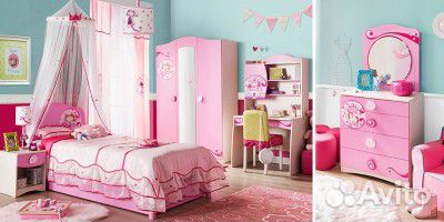 Детская комната для маленьких принцесс