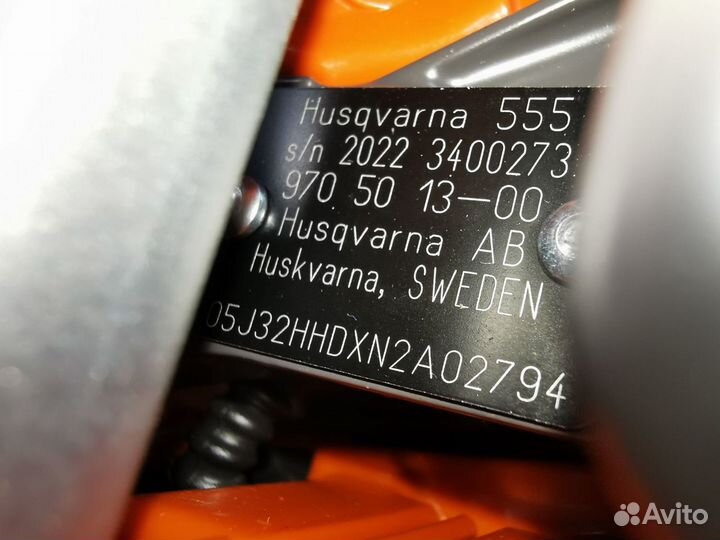 Новая бензопила Husqvarna 555 шина 18