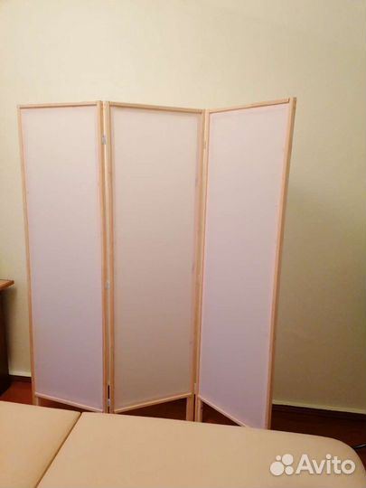 Ширма из натурального дерева