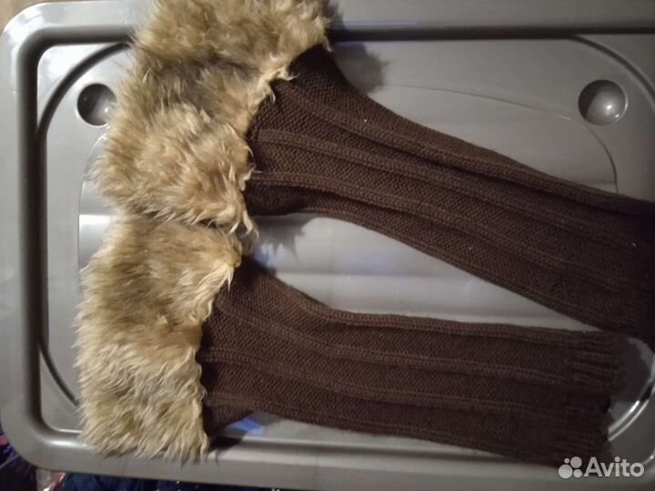 Носки ручной вязки шерстяные