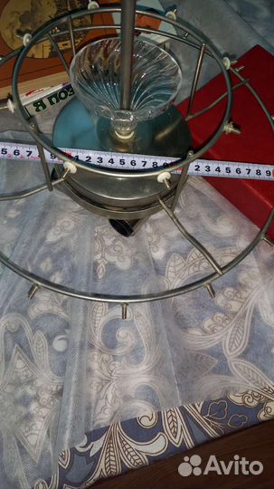 Хрустальная люстра СССР винтажная