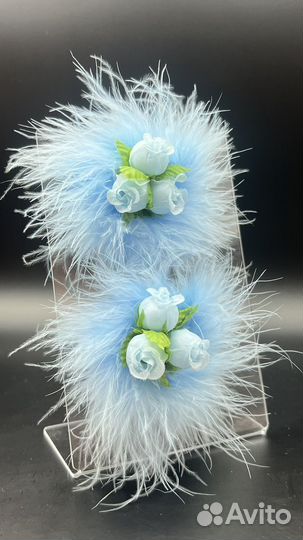 Бант, бантик, заколка ручной работы для волос