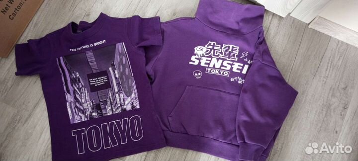 Толстовка и футболка 116 см