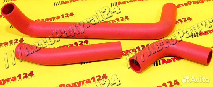 Патрубки охлаждения ваз 2105, 2107, 2104 алюм.ради