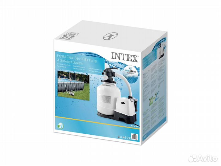 Песочный фильтр + хлоргенератор Intex 10м3/ч,26680