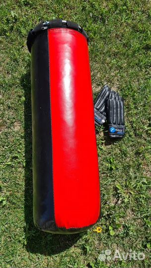Боксерский мешок 35 кг 110 см резиновая крошка