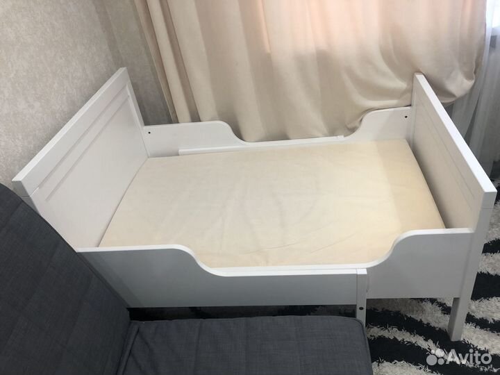 Детская кровать IKEA раздвижная сундвик