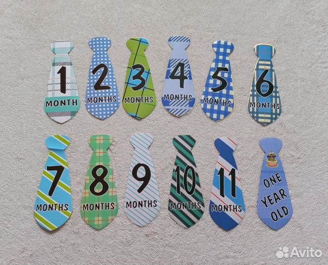 Наклейки на одежду по месяцам