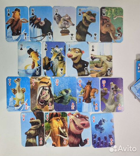 Игральные Карты по мультфильмам