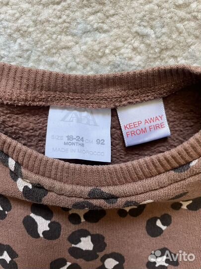 Толстовка zara 92