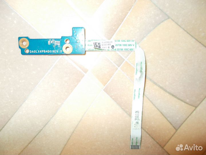 Кнопка включения HP DV-6 3000 / 3111 da0lx6pb4d0