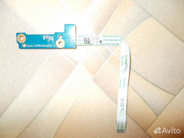 Кнопка включения HP DV-6 3000 / 3111 da0lx6pb4d0