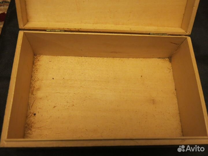Шкатулка деревянная старинная