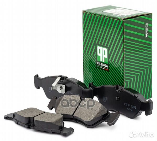 Колодки тормозные дисковые перед FDP3355 pilenga