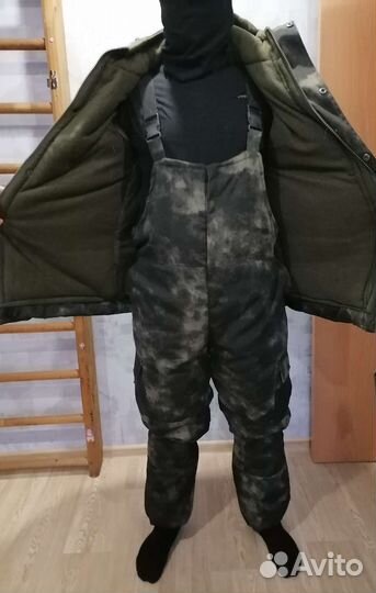 Костюм горка, темный мох, зимний