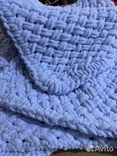 Плед детский плюшевый