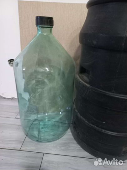 Бутыль стекло 20л в таре
