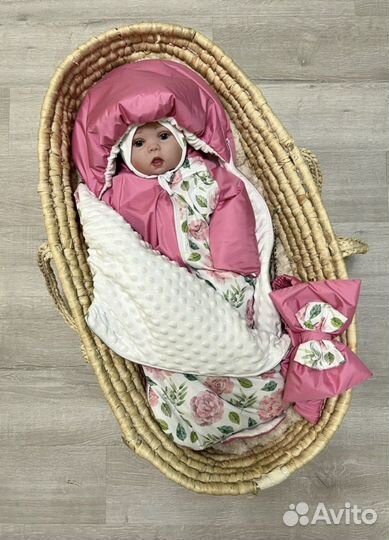 Конверт на выписку для девочки весна