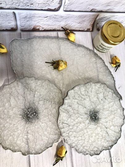 Подстаканники из эпоксидной смолы