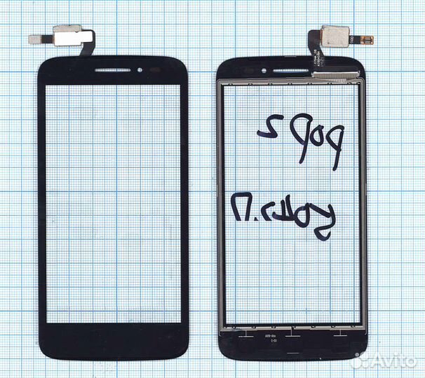 Тачскрин Alcatel POP 2 5042D черный