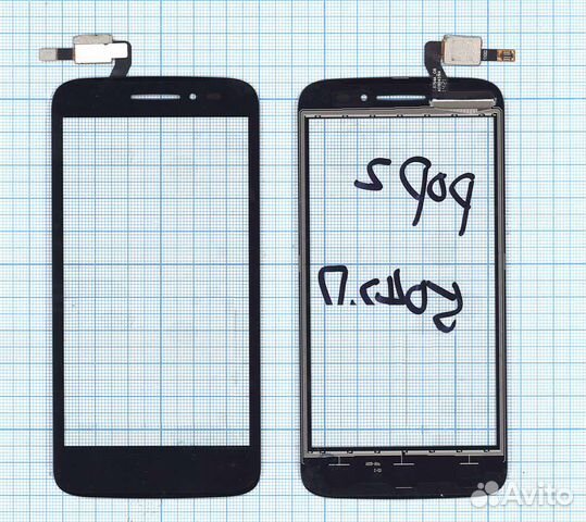 Тачскрин Alcatel POP 2 5042D черный