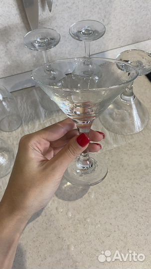 Бокалы для мартини 6 штук в коробке