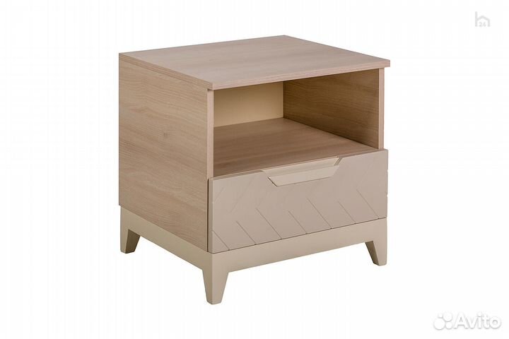 Тумба прикроватная с полкой Сканди