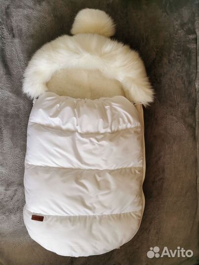 Конверт зимний на выписку и в коляску