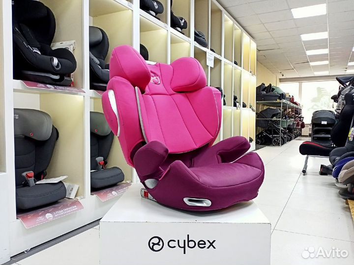 Автокресло 3-12лет Cybex solution Z i-fix Pink