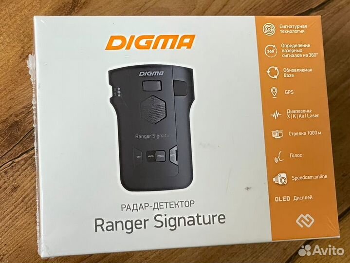 Радар детектор Digma Ranger Signature (новый)