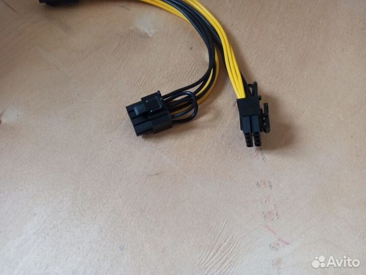 Переходники 6-Pin на 8-Pin (6+2) для GPU 15 штук