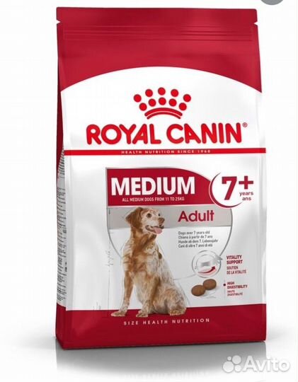 Корм для собак Royal Canin Medium Adult 7+
