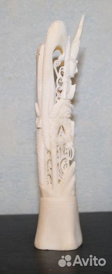 Кость. Тотем в виде Божества. Ручная работа. Азия