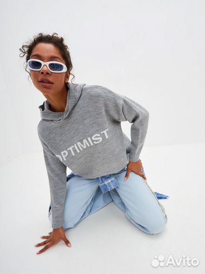 Вязанное худи