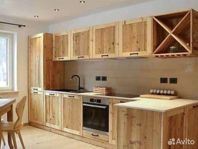Кухни и шкафы из массива дерева