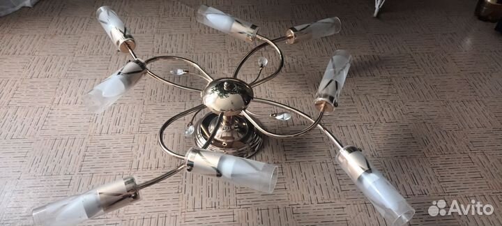 Люстры потолочные б/у